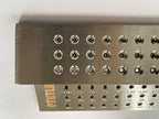 Jewelry Wire Drawplate Carbide Steel Round Draw Plate for Jewelry Wire Making (0.26-2.8mm, 39 Holes) - size: 0.26-2.8mm, 39 Holes