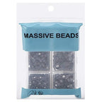 4000pcs Mixed Size Hot Fix Round Crystals Gems Glass Stones Hotfix Flat Back Rhinestones (Clear Crystal) - color: Clear Crystal, size: 4000 Count (Pack of 1)