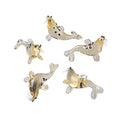 FASHEWELRY 5Pcs Handmade Ocean Sea LionLampwork Glass Pendants Light Khaki Marine Life Sea Lion Loose Beads Charms for DIY Jewelry Making - color: Sea Lion-Light Khaki