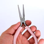 4.5 Inch Needle Nose Pliers - Small Jewelry Pliers with Comfort Grip Handles for Wire Wrapping Crafts & Jewelry Making
