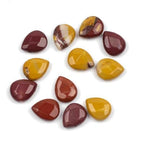Cherry Blossom Beads Mookaite 12x15mm Faceted Top-drilled Teardrop - 12 pcs/ 8 Inch Strand - color: Mookaite