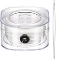 Yaomiao 90 m 0.8 mm Elastic String Elastic Bead Cord Clear Stretchy Bracelet Beading Thread with Beading Needle for Jewelry Bracelet Making