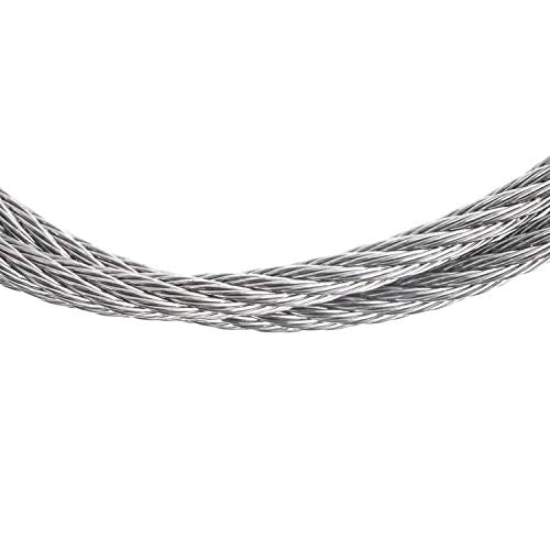 3/16” 7x7 Stainless Steel Semi-Flexible Cable T304, All-Purpose – 5,000-Foot Spool - color: 5,000 Feet, size: 3/16 Inch