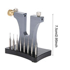 Damaged Screw Removal Tool, Broken Screw Extractor with 8 Stainless Steel Pins for Watch Repair