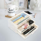 FEISCON Acrylic Jewelry Organizer Makeup Cosmetic Storage Organizer box Clear Jewelry Case with 3 Drawers Adjustable Jewelry Box Velvet Trays grid size - size: 3 layer