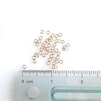 50pcs 14/20 Gold Filled Round Open Jump Rings 3.3MM OD, 2.0MM ID 22 Gauge by CRAFT WIRE - color: 22 Gauge, size: 3.3MM