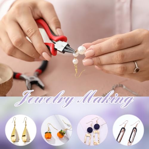 TOAOB 100pcs Earring Hooks Hypoallergenic French Ear Wires with Ball and Coil 18mm Gold Tone Fish Hook Earrings Making Supplies for DIY Jewelry Making - color: Gold