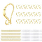 Earring Hooks, 230PCS 14K Gold Plated Earring Findings for Jewelry Making Hypoallergenic Ear Wires for DIY Bulk Pack - color: 14K Gold-Thick Earring Hooks
