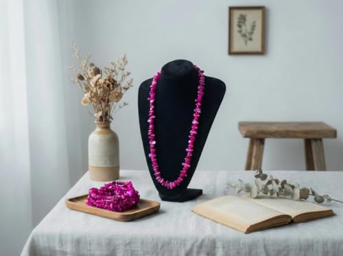Chip Shells, 260pcs 5-8mm Irregular Beads with Holes, Rose Red Shell & Ruby Chip Beads for Jewelry Making - color: Rose Red