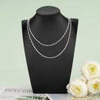 KYUNHOO 16.4 Feet Silver Plated Chains for Jewelry Making Thin Anchor Link on Spool Small Chain for Crafts DIY with Jump Rings Lobster Clasps - color: Bean Silver