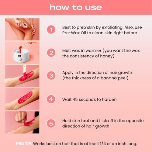 KoluaWax Premium Waxing Kit for Women - Beginner Friendly - Complete Wax Kit that includes 14oz of Wax Beads, Applicator, Pre and Post Care, Suitable for Sensitive Skin (White) - color: White