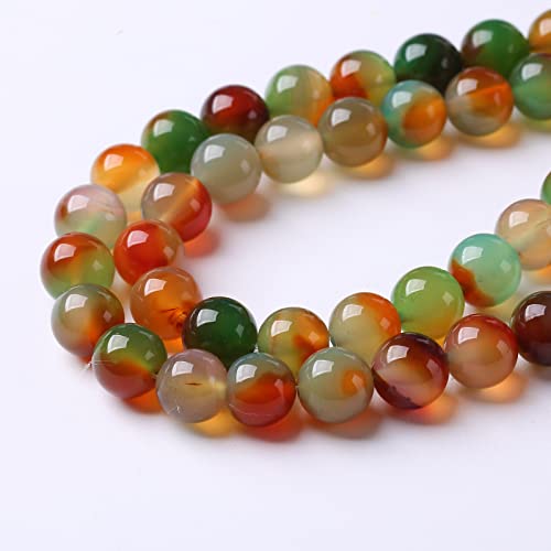 180PCS 4mm Natural Peacock Agates Beads for Jewelry Making Semi Precious Loose Gemstones Beads DIY Bracelet Necklace 2 Strand 32" - color: Peacock Agate, size: 4mm(2 strands)