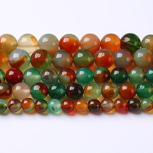 72PCS 10mm Natural Peacock Agates Beads for Jewelry Making Semi Precious Loose Gemstones Beads DIY Bracelet Necklace 2 Strand 32" - color: Peacock Agate, size: 10mm(2 strands)