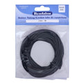 Beadalon Rubber Tubing 2.5mm Black, 5-Meter
