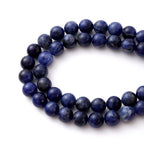 6mm 60pcs DIY Natural Blue Lace Agate Stone Beads Round Healing Crystal Gemstone Loose Beads for Jewelry Making Handmade Bracelet Necklace - color: Blue Lace Agate, size: 6mm
