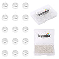 BEADIA Silver Plated Crimp Beads Non Tarnish 2.5mm 600pcs for Jewelry Making Findings - color: Crimp Beads Silver, size: 2.5mm