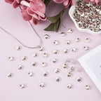 Joez Wonderland 150pcs Mini Silver Metal Heart Charms for DIY Jewelry Making - Pendants, Beads for Necklace, Bracelet, Earring, Wedding & Christmas Ornaments