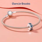 Clip Stopper Spacer Charms for Bracelets Necklaces, Compatible with Pandora,Jewery Mking DIY - style: 2PCS Shell Clip 14K Blue