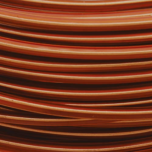 The Beadsmith Square Craft Wire - Medium Temper Beading Wire, Antique Copper Color, 21 Gauge, 7 Yards - color: Antique Copper, size: 21 Gauge, 7 Yard Coil