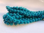 Stone Beads 6mm 140pcs Blue Turquoise Beads Round Loose Gemstones Beads for Bracelet Necklace Jewelry Making (6mm, 60625 Blue Turquoise) - color: Blue Turquoise Beads, size: 6mm
