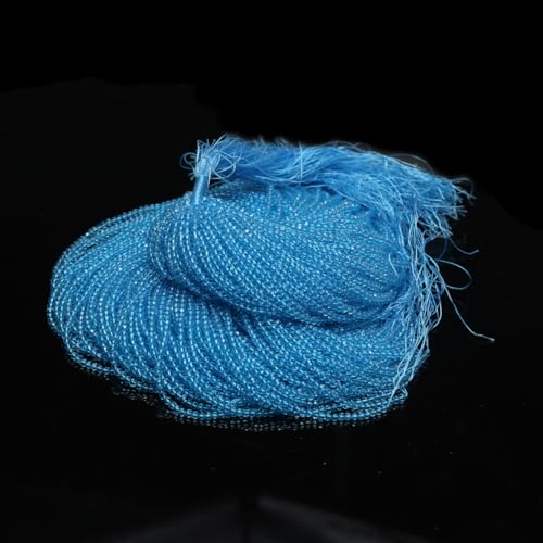 10 Strands Spinel Beads Artificial Faceted Small Round Loose Beads 3mm 15 inch for Jewelry Making Charms Necklace Bracelet - color: Blue