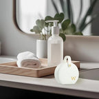 Travel Jewelry Case, Elegant Half-Moon Design with Golden Accents, Detachable Handle, White Personalized Accessory Organizer, Fashion-Forward Gift for Women and Teens(W) - style: W
