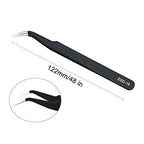 ESD Anti static Precision Electronics Tweezers tools Kit,Non Magnetic Multi-standard Stainless Steel Tweezer Set for Electronics Jewelry-making Repairing,cell phone repair,2pack (ESD-14 and ESD-15)