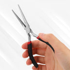 10 PCS 6 Inch Extra Long Needle Nose Pliers, Mini Precision Jewelry Pliers with Comfort Grip, Needle Nose for Jewelry Making, Repair, Crafts