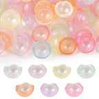150Pcs Eggshell Luminous Acrylic Beads Cone for Jewelry Making Glow in The Dark Transparent Spacer Beads Bulk for Bracelet Earring Necklace DIY Craft Gift - color: Luminous Eggshell- 150 pcs