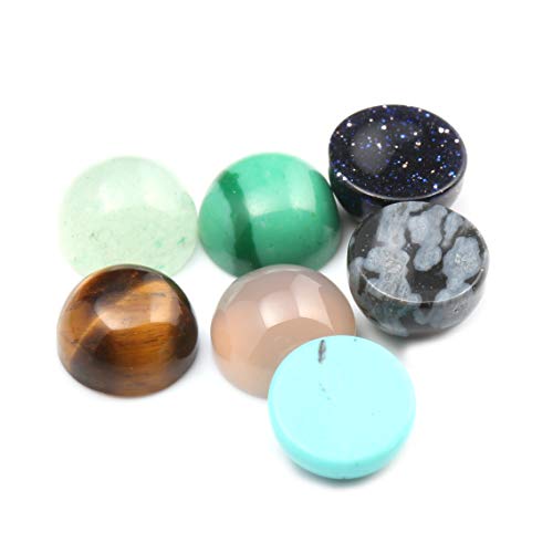 Natural Stones Cabochon 4 6 10 12 14 16 18 20 MM Round No Hole for Making Jewelry - size: 4 MM