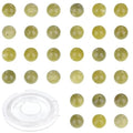 4mm 200pcs Natural Stone Round Beads Canadian Jade Genuine Stone Beading Loose Gemstone DIY Charm Smooth Beads for Bracelets Necklaces Earrings Hole Size 1mm (Canadian Jade 4mm) - color: Canadian Jade, size: 4mm
