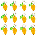 50pcs Glass Pendant Charms - Multicolor Theme Drops for Necklace Craft, Jewelry Making Supplies (Various Styles) - style: Mango