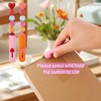 10 Pack Beadable Letter Openers Blanks Heart Metal Beaded Envelope Opener for Slitter Mail 10 Colors - color: 10 Colors