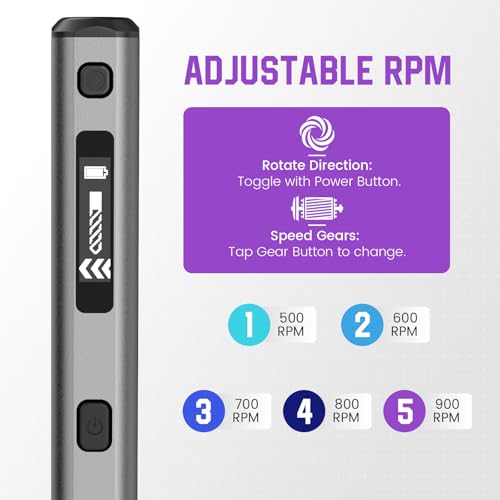 Mini Electric Drill Pen with Benchtop Press, 5-Speed, 10 Small Drill Bits with Aluminium Box, LED Lights, OLED Display, Resin Drill Set For Jewelry Making, Plastic, Wood (SDS ULTRA PLUS) - style: SDS ULTRA PLUS