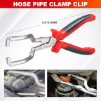 Toolwiz 6 pcs Fuel Line Pliers Set, Hose Clamp Plier, Panel Removal Tool, Hose Removal Plier, 30 Degree Push Pin Pliers, 2 pc 9" Electrical Disconnect Tool for Automotive Repair with Storage Bag - style: 6 Pack