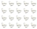 Shapenty Antique Silver Love Heart Shaped Family Members Pendant Charms for DIY Craft Keychains Bracelet Necklace Earrings Jewelry Making Findings and Memory Ornament - style: Brother