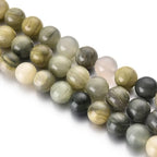 10mm Green Grass Jade Stone Beads Natural Crystal Gemstone Round Loose Beads for DIY Jewelry Making 15"/Strand - color: Green Grass Jade, size: 10mm