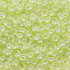 John Bead Czech Glass Seed Beads 6/0 Mint Pearl Mix Beads for Jewelry Making Crafts, 23g Vial - color: Mint Pearl