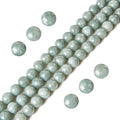 100pcs 6mm Burmese Jade Beads Natural Gemstone Beads Round Loose Beads for Jewelry Making - color: Burmese Jade, size: 6mm