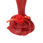 2 PCS Set Jewlery Display Shoe Ring Holder - Mannequin Necklace Display Bracelet Orgaziner (Red) - color: Red