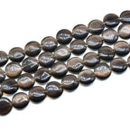 26pcs 15mm Brown Cat's Eye Coin Stone Loose Gemstone Beads Semi-Precious Craft Supplies for DIY Jewelry Making - color: Coin15mm Brown