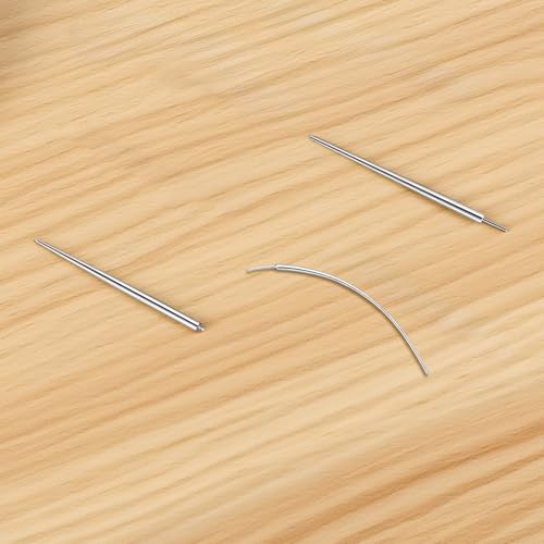 Piercing Taper Insertion Tool for Changing Jewelry – 18G Stainless Steel Piercing Ball Grabber Tool Sets with Threadless Insertion Pin & Curved Threader Tools for Ear Nose Lip Body - color: 18G(1.0mm)