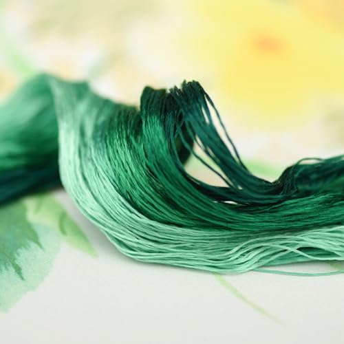 MIINGGUXIUYI Mulberry Silk Floss Embroidery Thread Floss-Cross Stitch Threads China Silk Woven Jewelry Threads DIY Sewing Kits (89) - color: 89