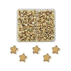 400 Star Shape Spacer Beads - 6mm Star Spacer Beads Accessories (Gold) - color: Gold