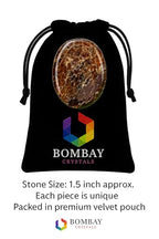 Garnet Worry Stone – Natural Polished Thumb Palm Stone for Energy, Passion & Grounding – Pocket Crystal for Focus & Inner Strength - color: Garnet