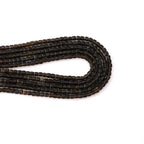 Faceted Natural Golden Obsidian 2-3mm Cube Square Loose Beads Gemstone Small Loose Beads Healing Crystal Energy Stone for DIY Jewelry Making 15" - color: Golden Obsidian