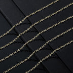Crisjanggo 16 Feet Jewelry Making Chains 14K Gold Plated Brass Lip Chains for Women DIY Jewelry Making Supplies with Lobster Clasps and Jump Rings - color: Lip Gold