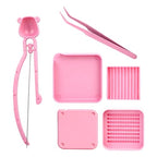 2.6mm Fuse Bead Single Needle Tweezer & Aligner Tray Kit - The Ultimate Set for Efficient Ironing Bead Sorting, Alignment, and Easy Pick-Up