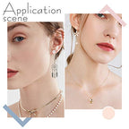 UNICRAFTALE About 24pcs Bohemian Stud Earring with Loop Stainless Steel Filigree Hollow Ear Stud Component with Stoppers Ear Nuts 0.7mm Pin Earring Posts for Jewelry Making - color: 2 Colors/Flower