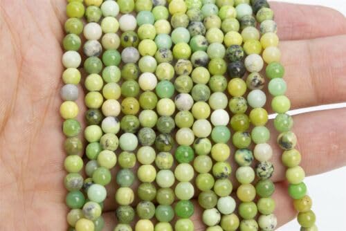 15" 4-5MM Genuine Natural Chrysoprase/Australian Jade Beads Grade AAA Round Beads Fast Free Supply